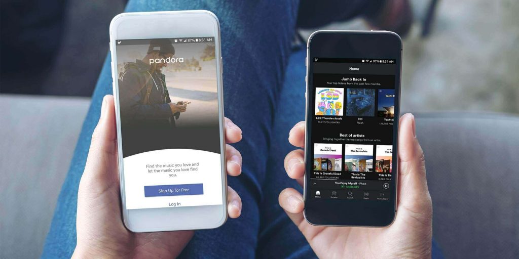 Gran comparación: Spotify Vs. Pandora. Te decimos cuál es mejor