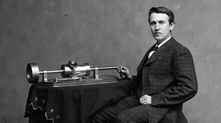 La historia del Fonógrafo y Thomas Edison